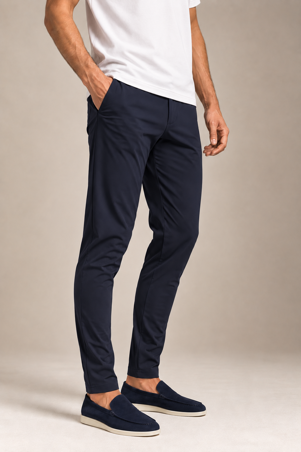Smart Tech Pants "Milano"- Navy
