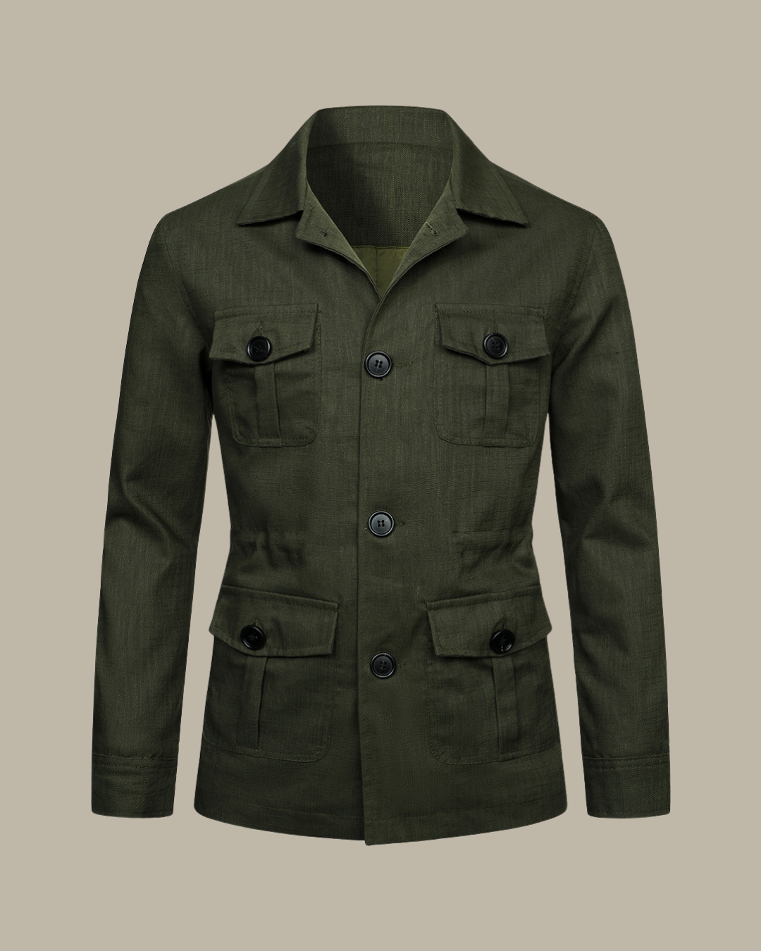 Safari Jacket- Forest Green