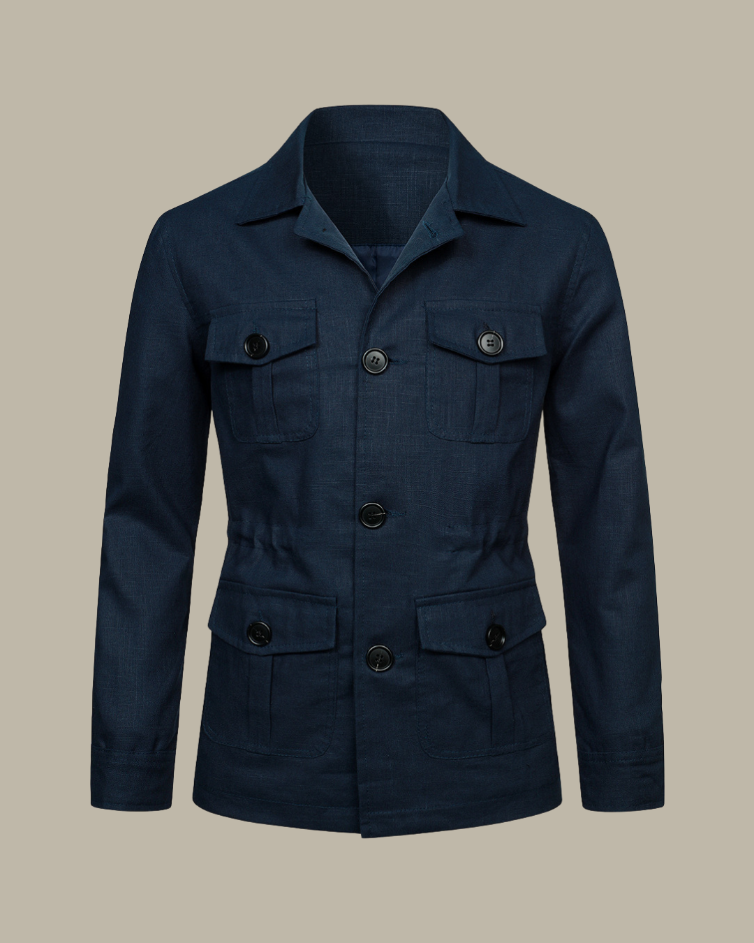 Safari Jacket- Navy