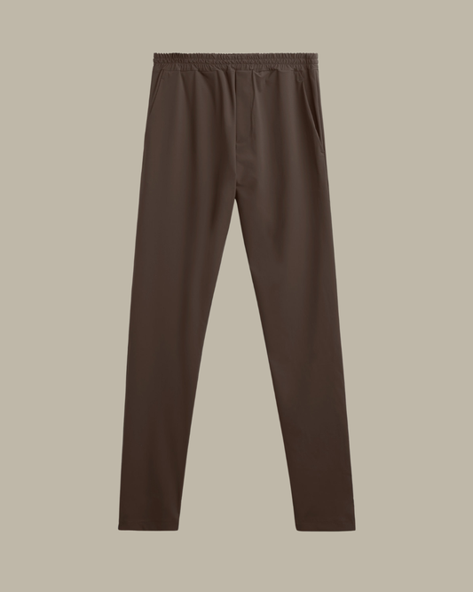 Smart Tech Pants "Milano"-  Mocca