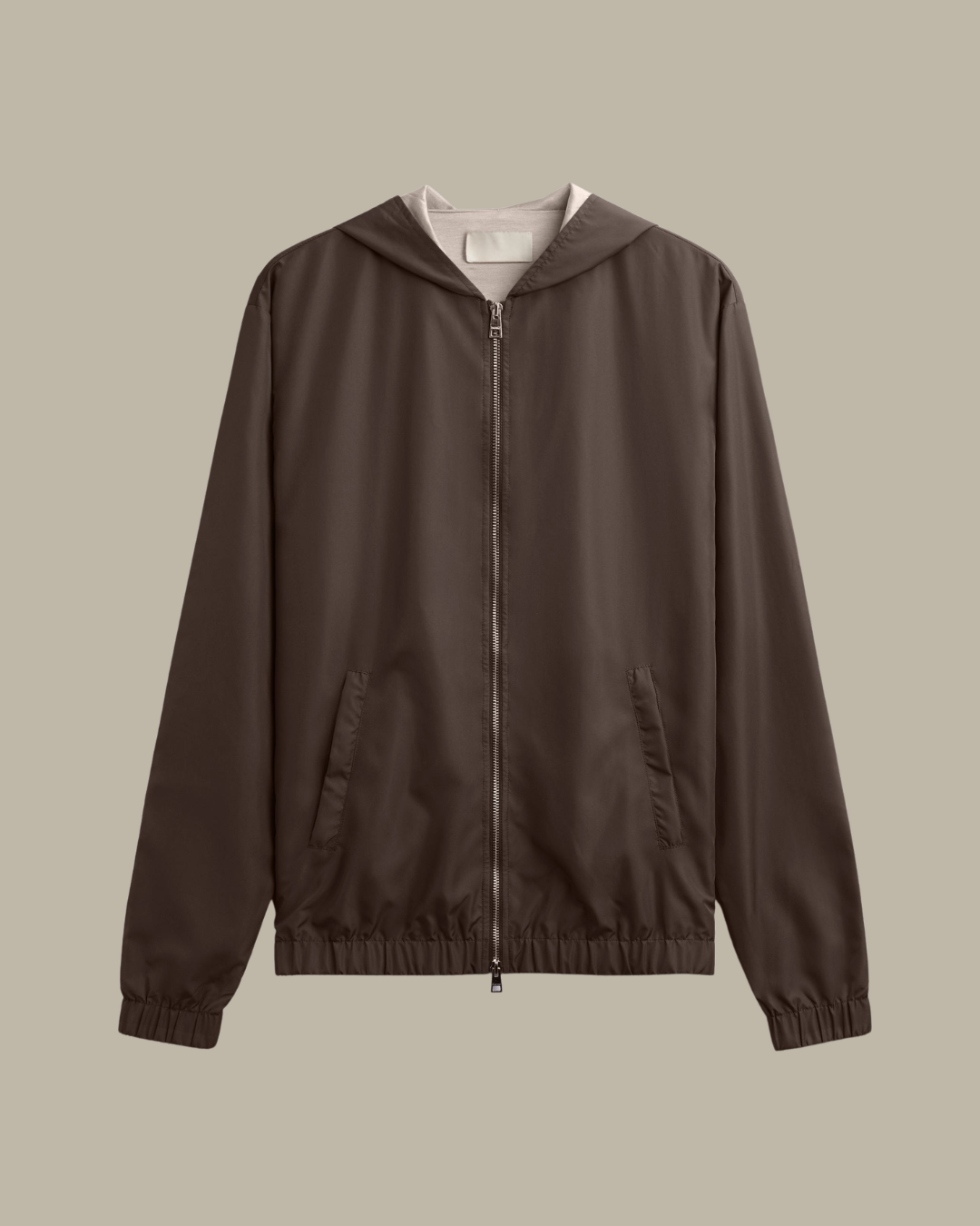 Hooded Resort Jacket by ATELIER- Mocca