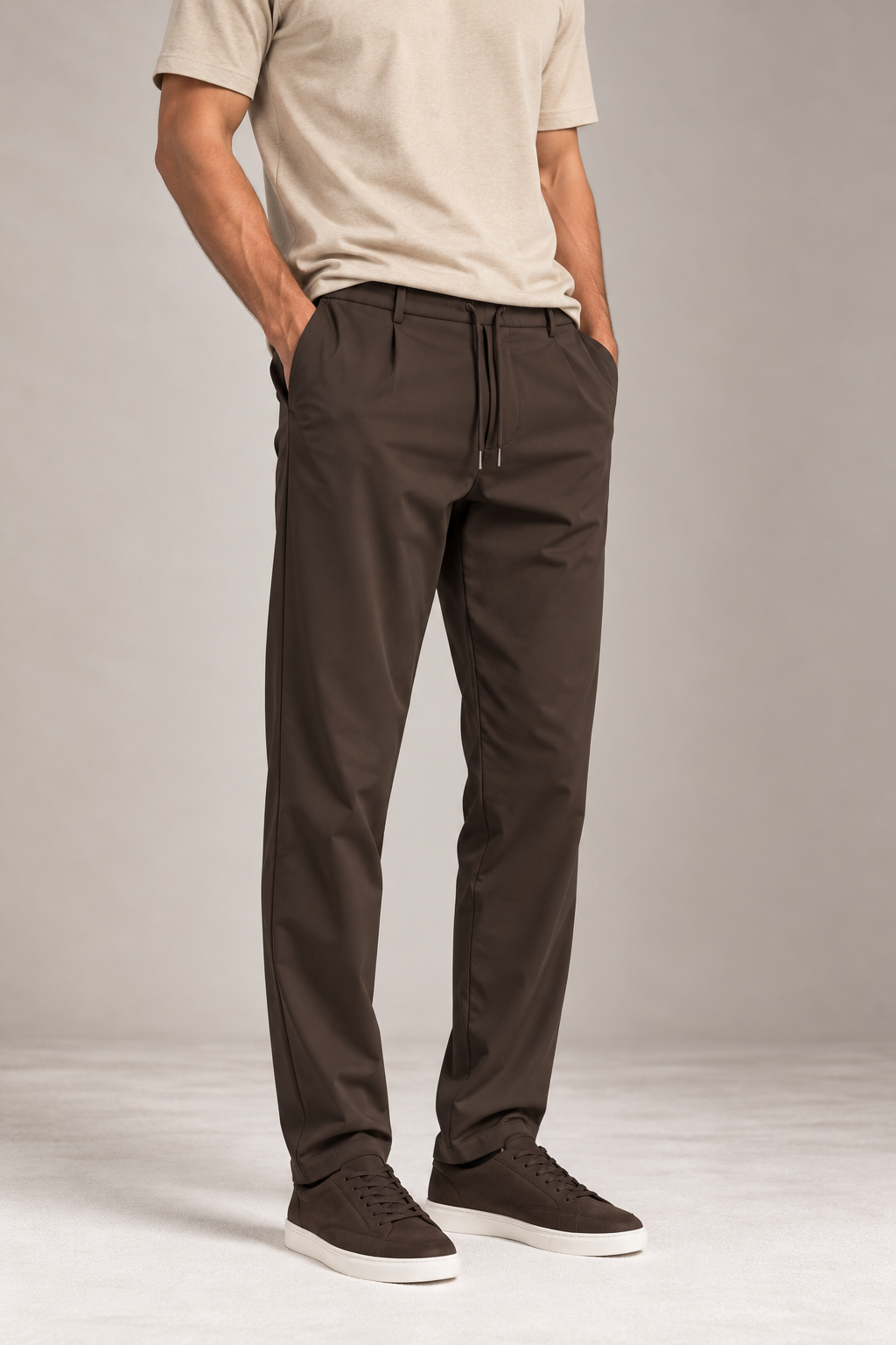 Urban Tech Pants "Amsterdam"-  Mocca