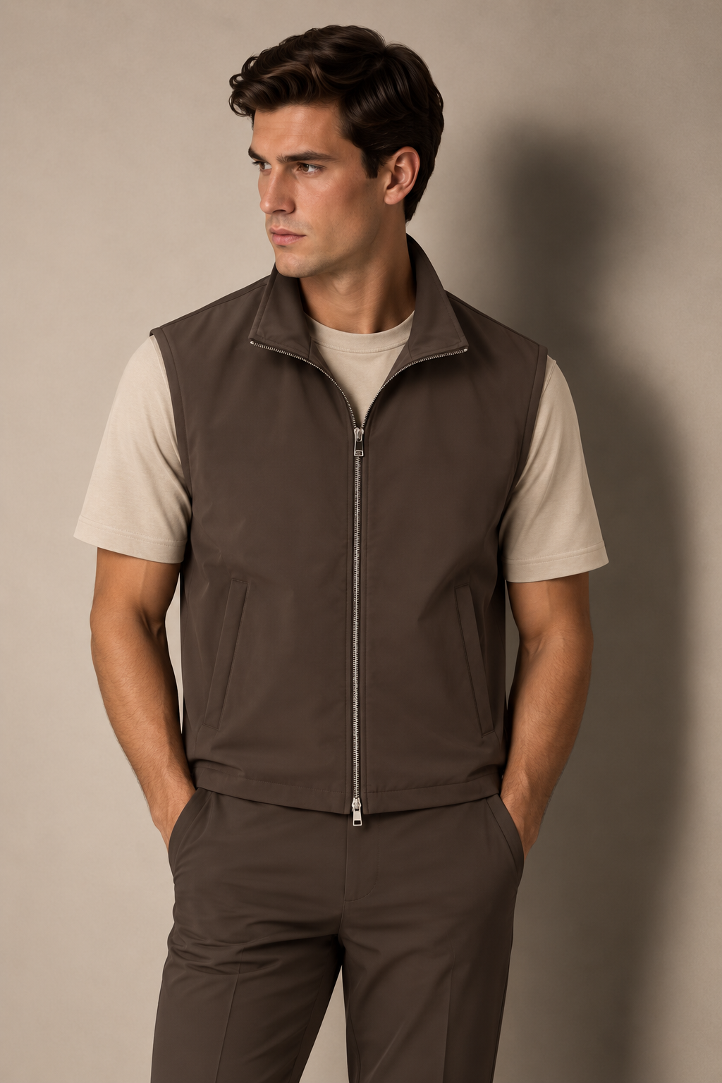 Tech Gilet by ATELIER- Mocca