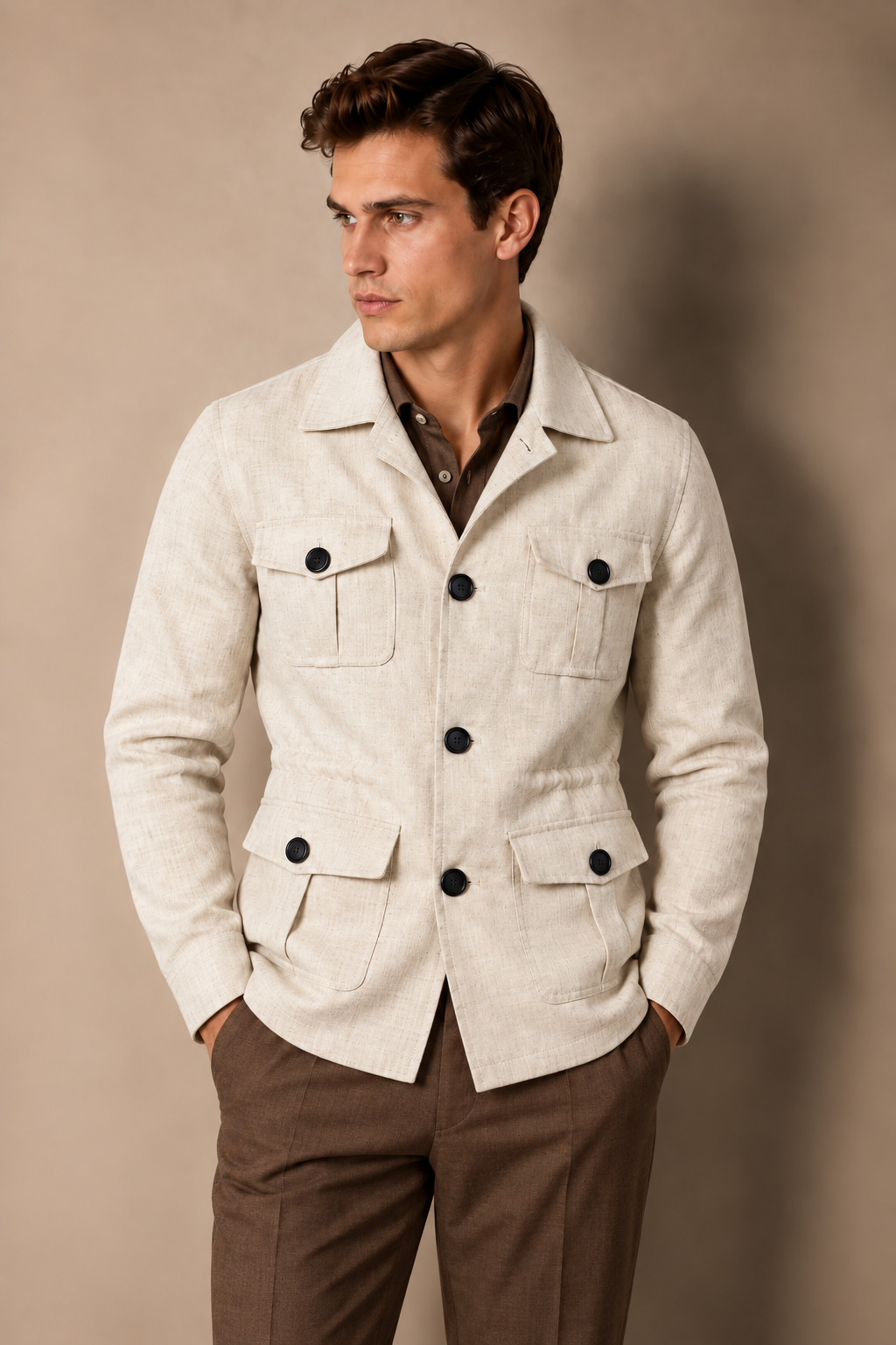 Safari Jacket- Off White